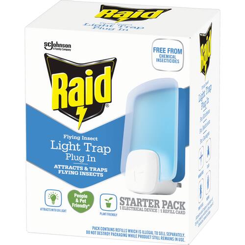 Raid Insect Light Trap Plug In Starter Pack
