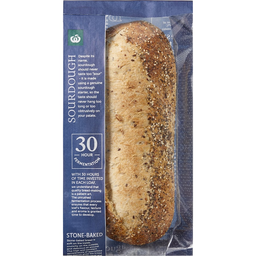 Woolworths Sourdough Vienna Loaf Multigrain 30Hr
