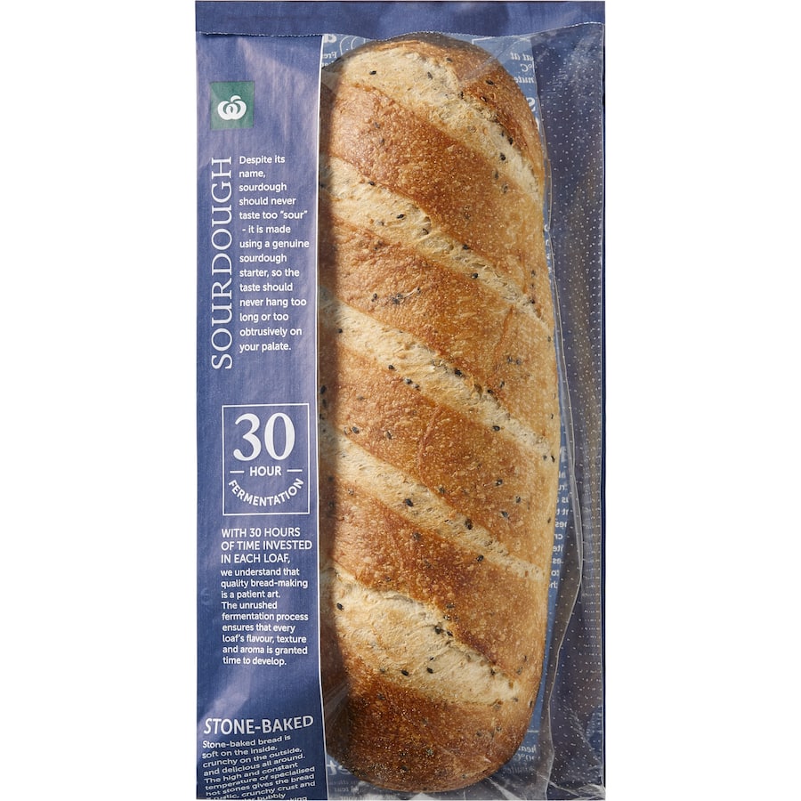 Woolworths Pane Di Casa Loaf Sourdough Sesame 30Hr
