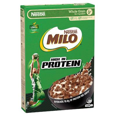 nestlé milo cereal high protein