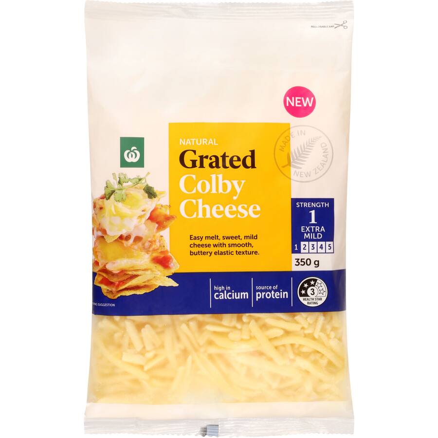 Woolworths Colby Cheese Grated