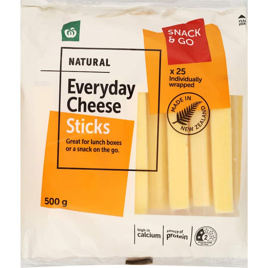 Woolworths Cheese Snack Everyday Sticks