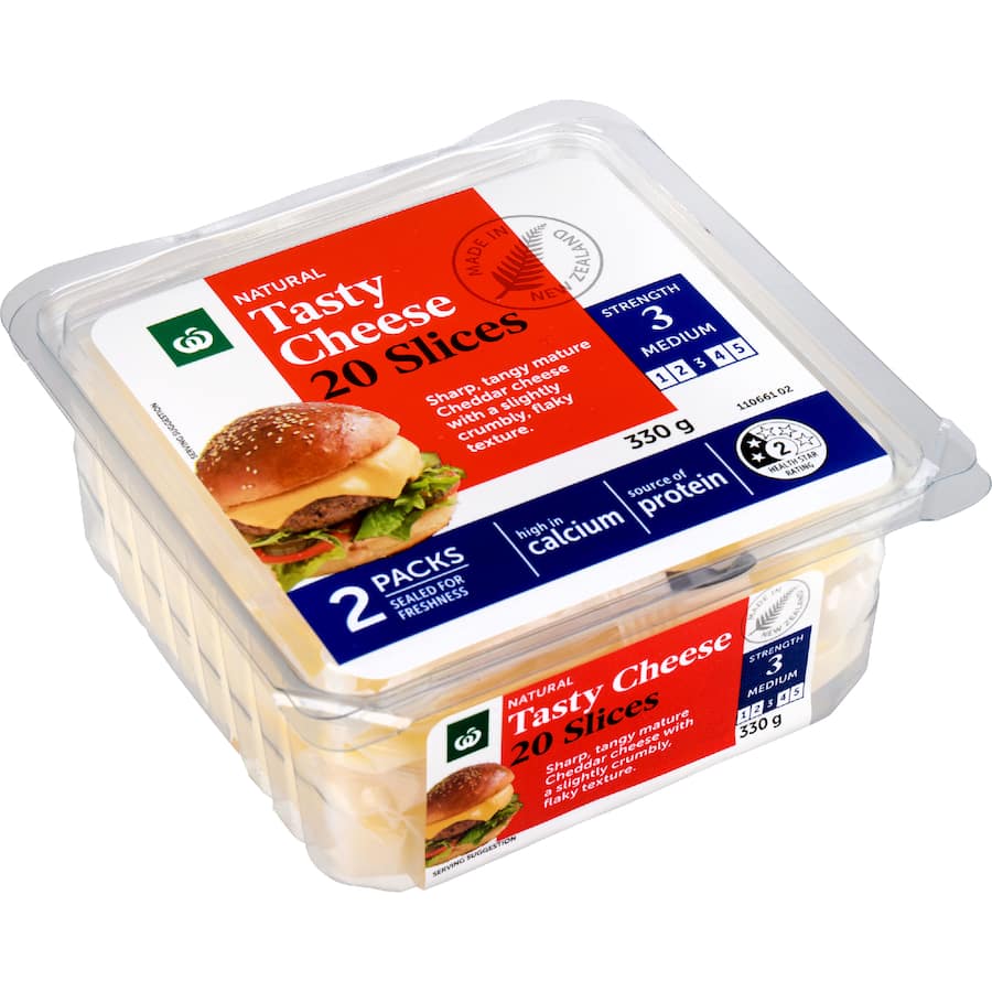 Woolworths Cheese Slices Tasty