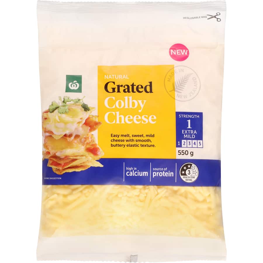 Woolworths Colby Cheese Grated
