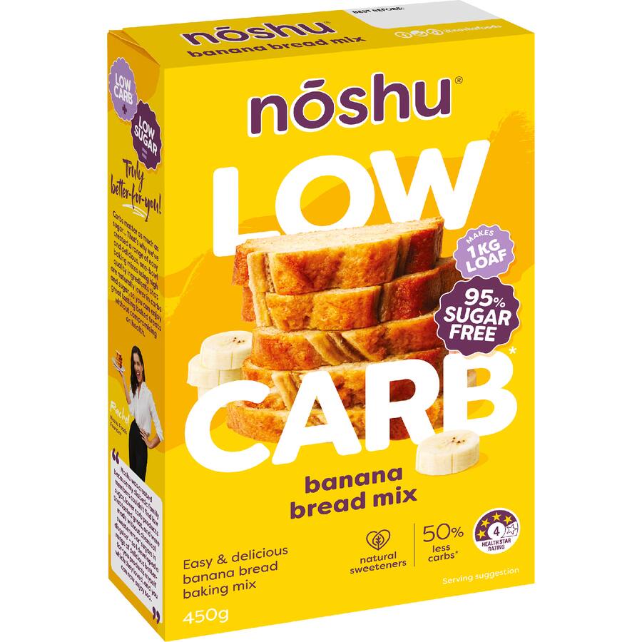 Noshu Bake Mixes 95% Sugar Free Banana Bread