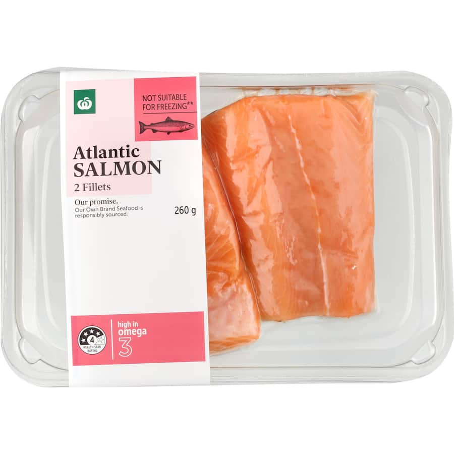 Woolworths Salmon Fillets Atlantic