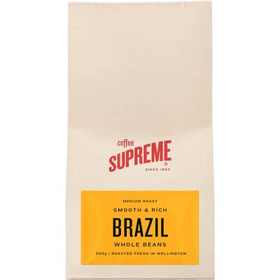 coffee supreme whole beans coffee brazil blend