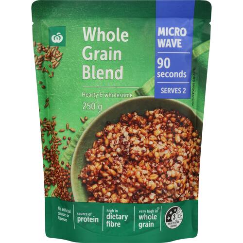 Woolworths Steamed Rice Wholegrain Blend
