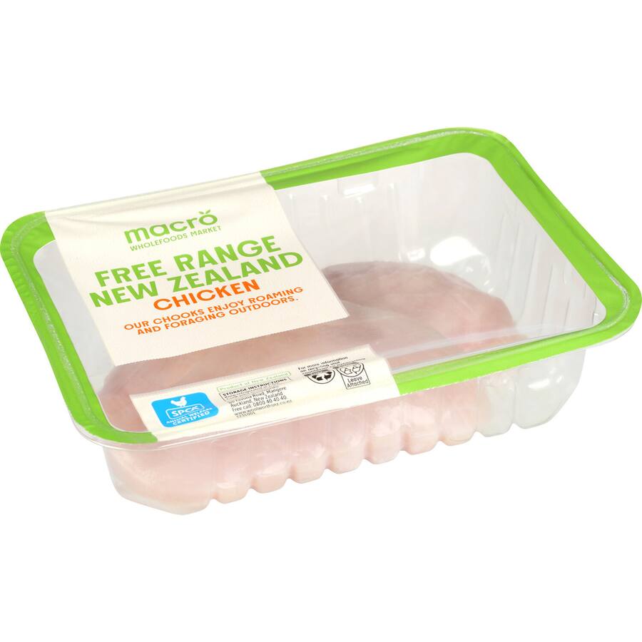 Macro Free Range Nz Chicken Breast Steaks