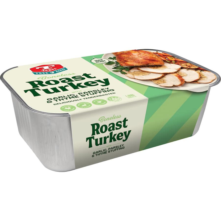 Tegel Boneless Roast Turkey Free Range Garlic & Herb