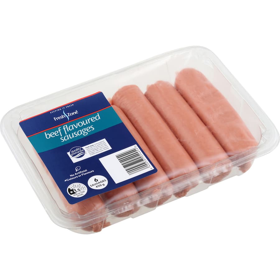 Fresh Zone Beef Sausages Flavoured