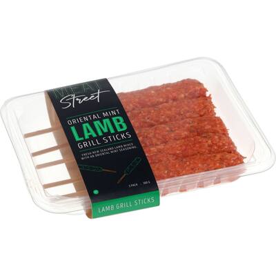 meat street lamb grill sticks oriental mint
