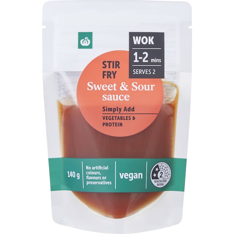 Woolworths Stir Fry Sauce Sweet & Sour