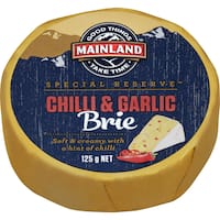 Mainland Special Reserve Chilli & Garlic Brie Cheese