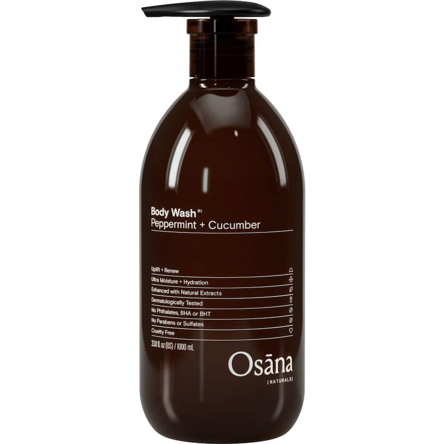 Osana Naturals Body Wash Peppermint + Cucumber