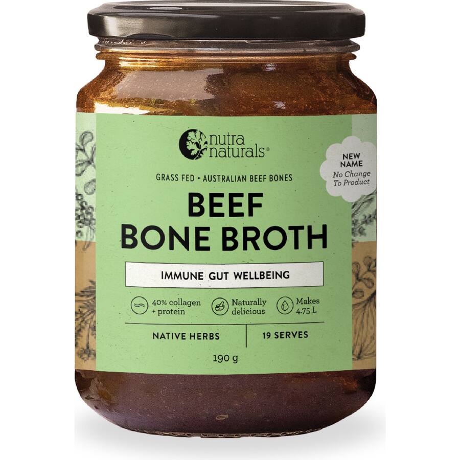 Nutra Naturals Beef Bone Broth Native Herbs