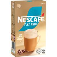 nescafé coffee sachets flat white 10pack
