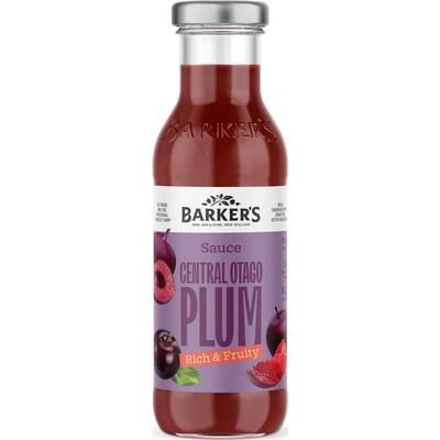 barker's plum sauce rich red