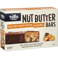 Tasti Milk Choc Peanut Butter & Caramel Nut Butter Bars 200g