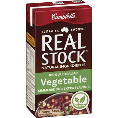 campbells real stock vegetable stock liquid
