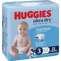 huggies ultra dry nappies boys size 3 (6-11kg)