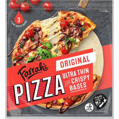 farrah's pizza bases ultra thin original