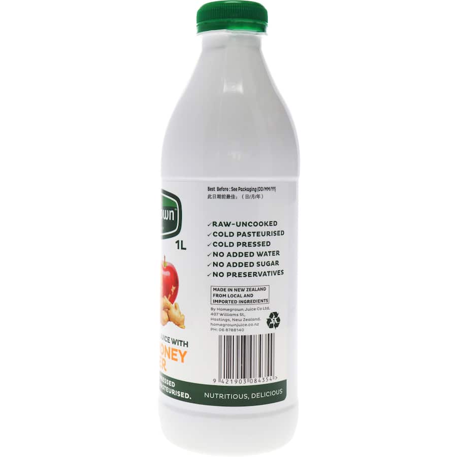 Fruit Juice Apple, Lemon, Honey Ginger