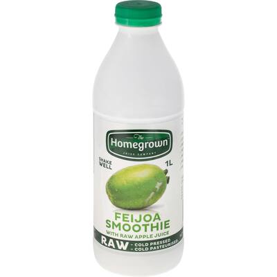 homegrown fruit drink feijoa smoothie
