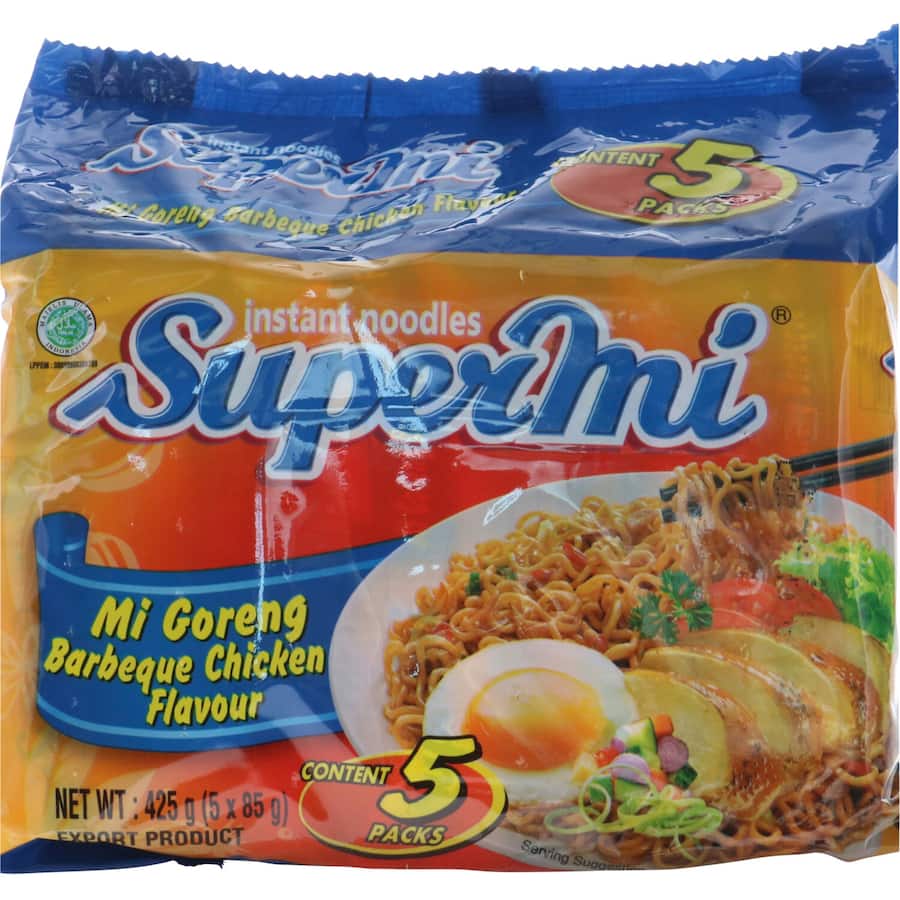 Super Mi Instant Noodles Mi Goreng Bbq Chicken