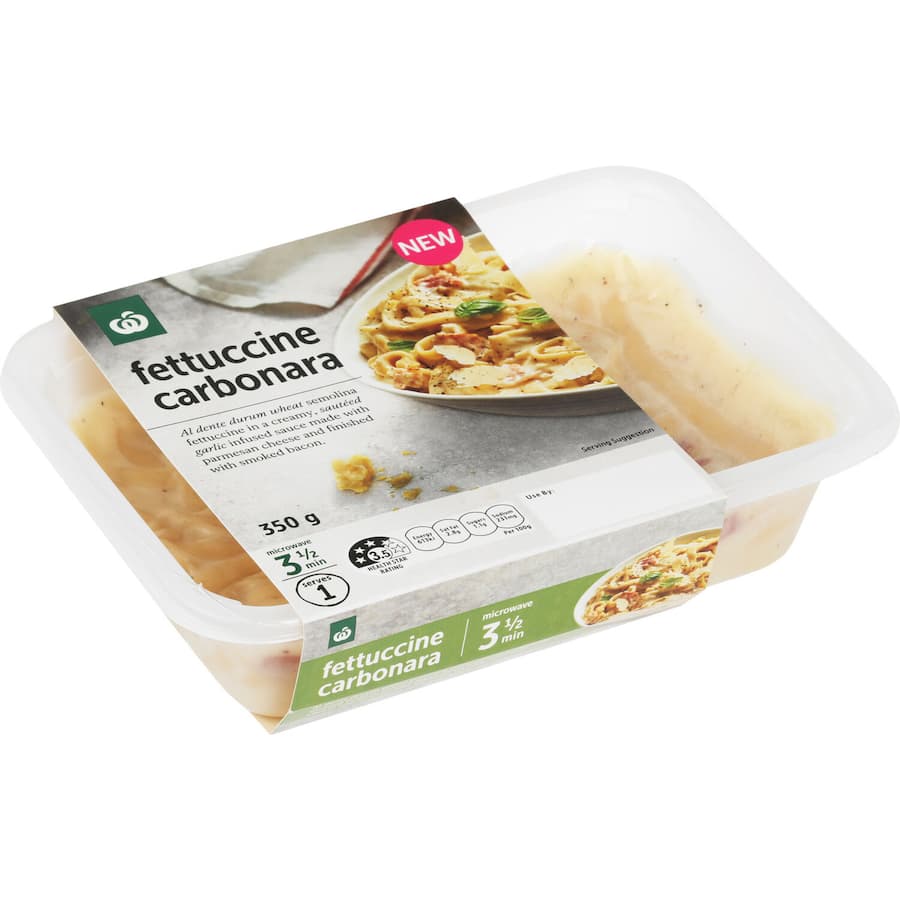 Woolworths Chilled Fettucine Carbonara
