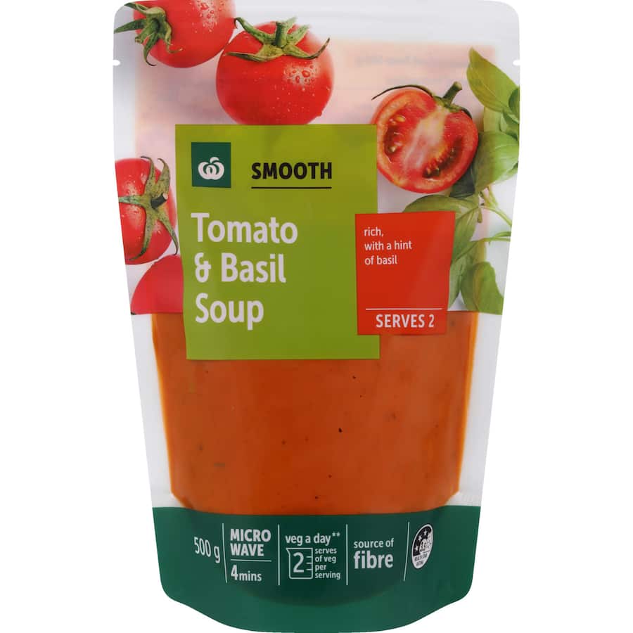 Woolworths Soup Tomato & Basil