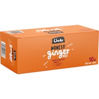 Charlie's Honest Fizz Ginger Beer Cans