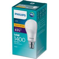 Philips LED Warm White 14W 1521 Lumen Bayonet Bulb