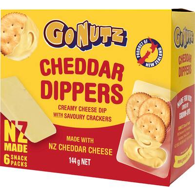 gonutz dippers savoury crackers & cheese
