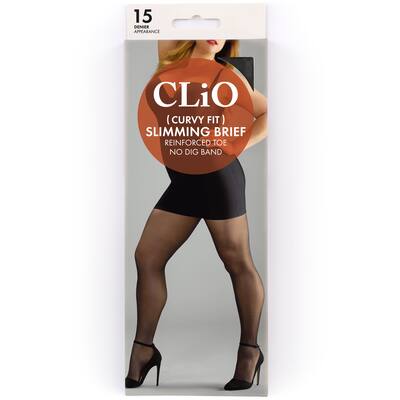 clio curvy control top pantyhose tall 15 denier