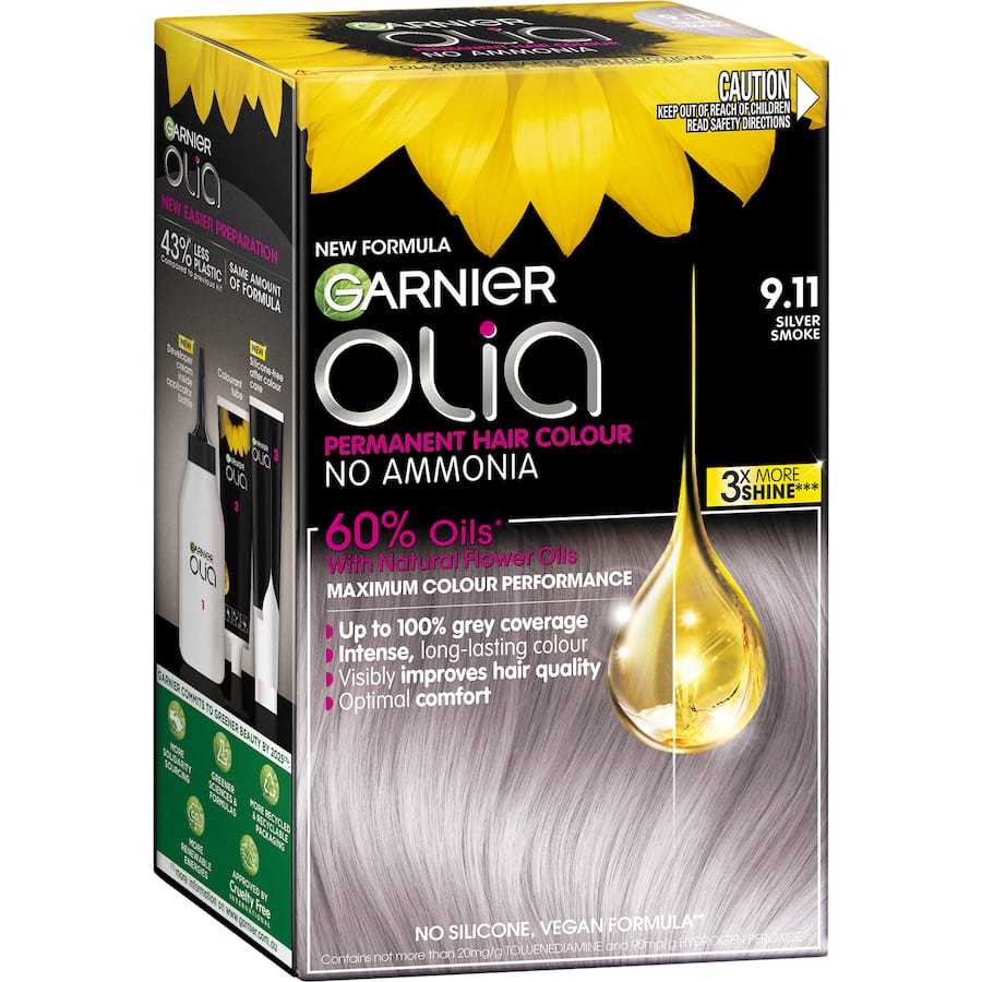 Garnier Olia Hair Colour Silver Smoke 9.11