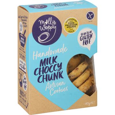 molly woppy gluten free biscuits milk choccy chunk