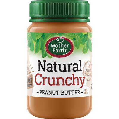 mother earth peanut butter crunchy