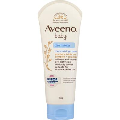 aveeno baby baby cream dermexa moisturising lotion