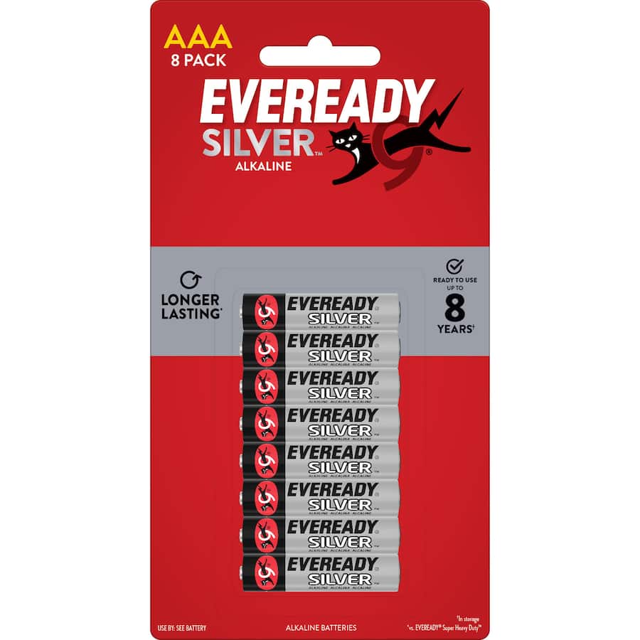 Eveready Silver Batteries Aaa