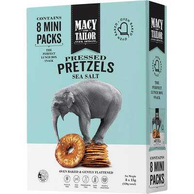 macy & tailor pressed pretzels sea salt multipack
