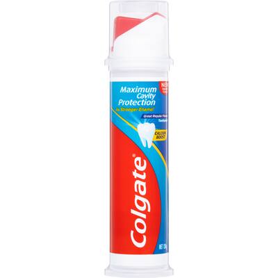 colgate cavity protection toothpaste great regular flavour pump