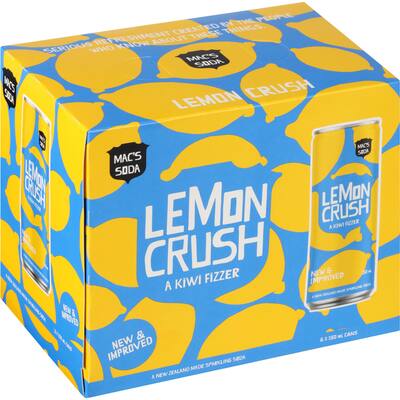 mac's drink mixers lemon crush
