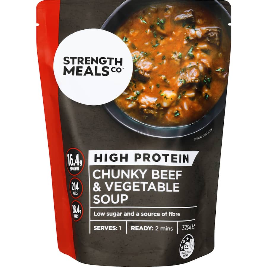Strength Meals Co Soup Beef & Vege