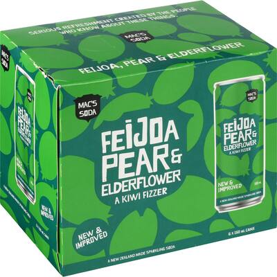 mac's drink mixers feijoa & pear