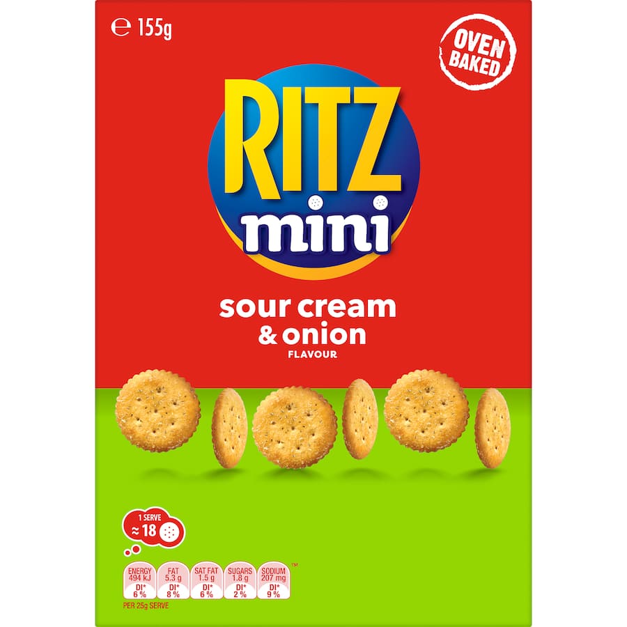 Ritz Mini Crackers Sour Cream And Onion