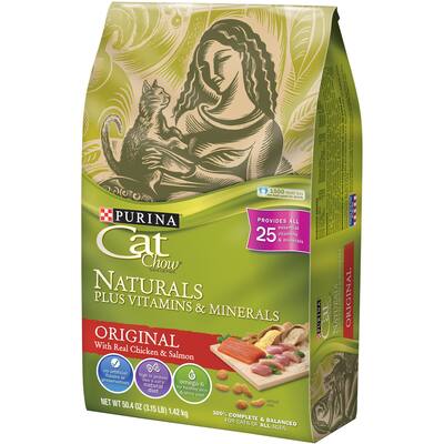 cat chow dry cat food naturals original chicken