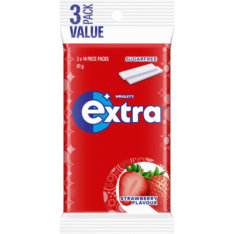 Buy Extra Chewing Gum Strawberry online at Woolworths NZ