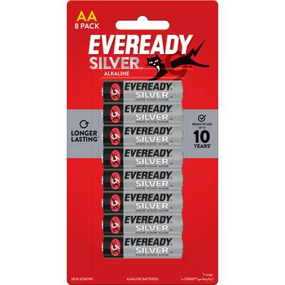 eveready silver batteries aa