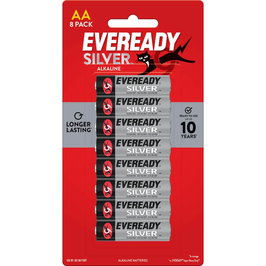 Eveready Silver Batteries Aa